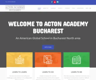 Actonbucharest.ro(Acton Academy) Screenshot