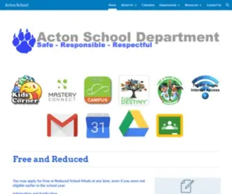 Actonschool.org(Acton School) Screenshot