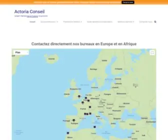 Actoria.eu(Cession d'entreprise et de PME en Europe avec Actoria) Screenshot