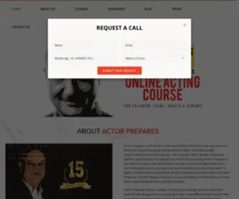 Actorprepares.net(Actor Prepares) Screenshot