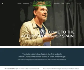 Actorsworkshop.es(The Actors Workshop Spain) Screenshot