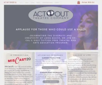 Actoutlb.com(Act Out Theatre Company) Screenshot