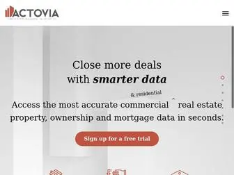 Actoviacmi.com(Commercial Mortgage & Real Estate Intelligence) Screenshot