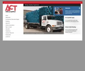 Actpipe.com(ACT Pipe & Supply) Screenshot