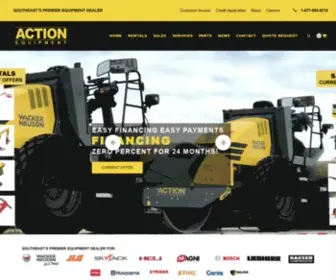 Actrents.com(Florida's top construction equipment rental company) Screenshot