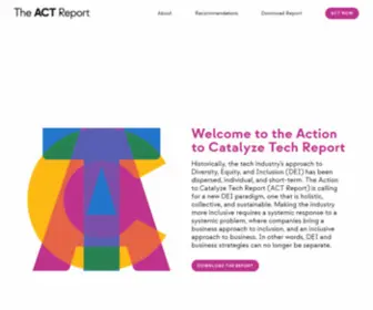 Actreport.com(The ACT Report) Screenshot