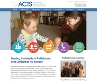 ACTS-At.com(Augmentative Communication & Technology Services (ACTS)) Screenshot