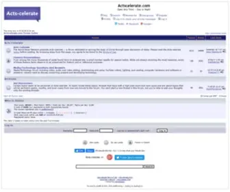 Actscelerate.com(Index) Screenshot