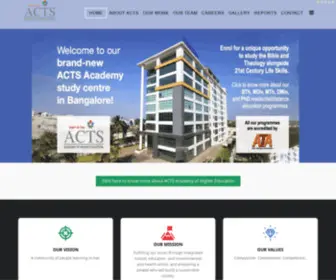 Actsgroup.org(ACTS GROUP OF INSTITUTIONS) Screenshot