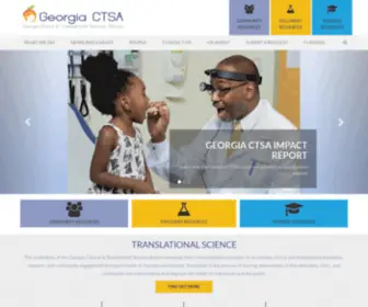 Actsi.org(Georgia Clinical and Translational Science Alliance) Screenshot