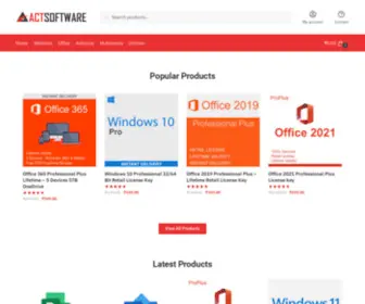 Actsoftware.net(The Trusted Software Store) Screenshot