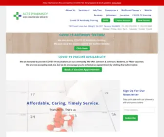 Actspharmacy.com(Acts Pharmacy and Healthcare Services) Screenshot