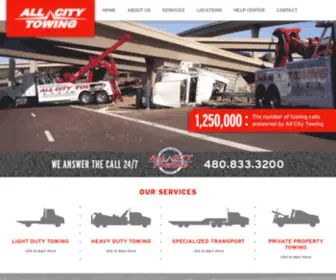 Acttowing.com(All City Towing) Screenshot