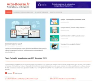 Actu-Bourse.fr(Toute l'info bourse en temps réel) Screenshot