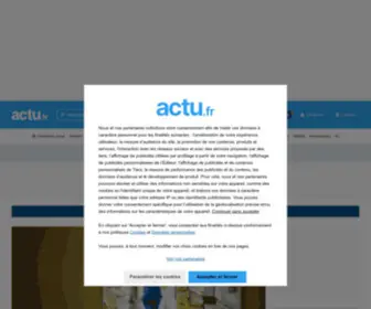 Actu.fr(Toute l'information locale et nationale en direct) Screenshot