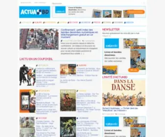 Actuabd.com(L'actualité de la bande dessinée) Screenshot