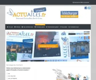 Actuailes.fr(Actuailes est un bimensuel d'actualités gratuit pour les 10) Screenshot