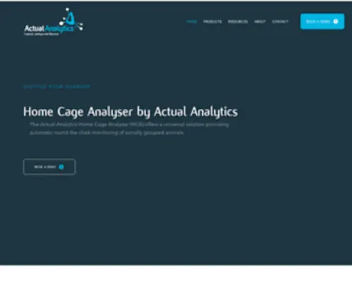 Actualanalytics.com(The Actual Analytics Home Cage Analyser (HCA)) Screenshot