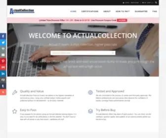 Actualcollection.com(Actual test) Screenshot