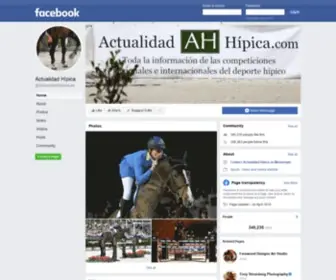 Actualidadhipica.com(Aanmelden bij Facebook) Screenshot