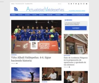 Actualidadvaldepenas.com(Noticias Actualidad Diaria Valdepe) Screenshot