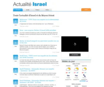 Actualite-Israel.com(Actualite Israel) Screenshot