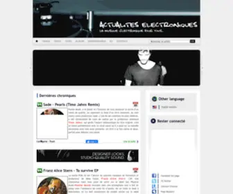 Actualites-Electroniques.com(Actualites Electroniques) Screenshot
