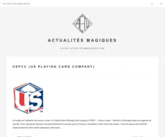 Actualites-Magiques.fr(Les actualités magiques) Screenshot