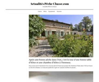 Actualites-Peche-Chasse.com(Actualités) Screenshot