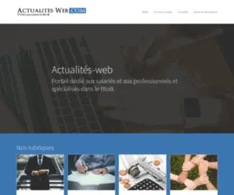 Actualites-Web.com(Actualités) Screenshot