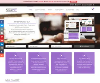 Actualpdf.com(Actual test questions and answers) Screenshot