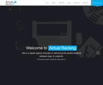 Actualranking.com(Best Digital Marketing Agency "SEO) Screenshot