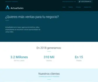 Actualsales.com.mx(Marketing) Screenshot