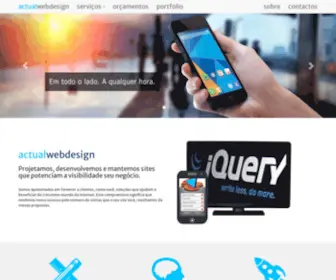 Actualwebdesign.com(Web Design Algarve) Screenshot