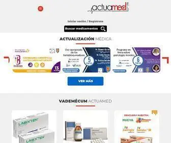 Actuamed.com.mx(Actualización Médica) Screenshot