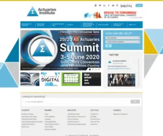 Actuaries.asn.au(Actuaries Institute) Screenshot