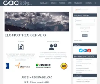 Actuaris.org(Col·legi d´Actuaris de Catalunya) Screenshot