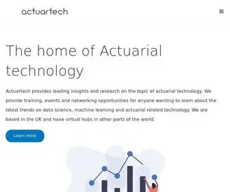 Actuartech.com(The home of Actuarial technology) Screenshot