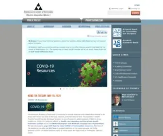 Actuary.org(American Academy of Actuaries) Screenshot