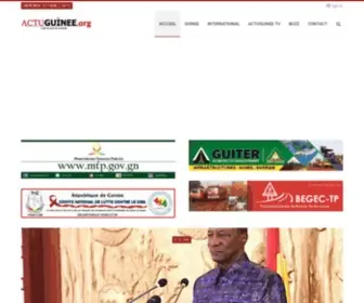 Actuconakry.com(Guinéen) Screenshot