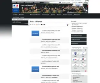 Actudefense.com(ActuDéfense) Screenshot