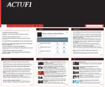 Actuf1.com(Formule 1) Screenshot