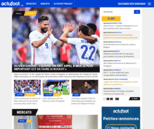 Actufoot13.com(Actufoot.13) Screenshot