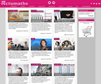 Actumaths.com(L'actualité des mathématiques) Screenshot
