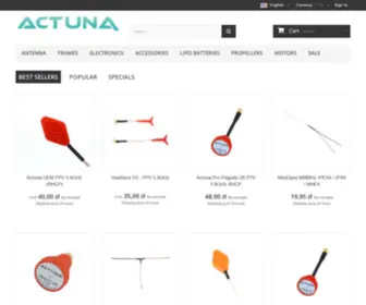 Actuna.com(Actuna FPV Shop) Screenshot