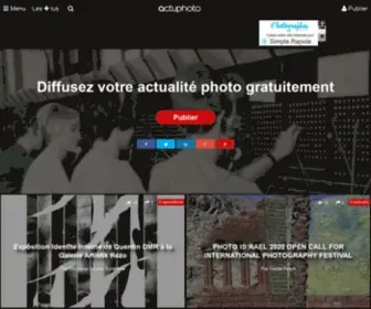 Actuphoto.com(Actualité photographique et photographie) Screenshot