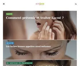 Actusantefenua.com(Actu Sant) Screenshot