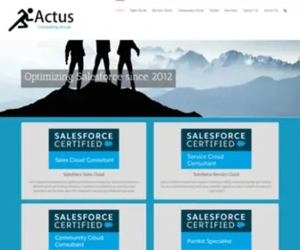 Actusconsulting.com(Our focus) Screenshot