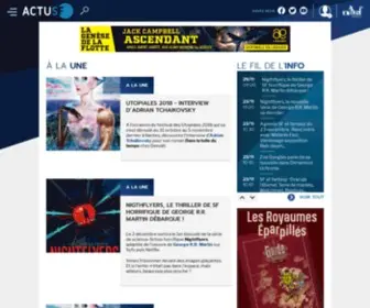 Actusf.com(Site sur l'actualit) Screenshot