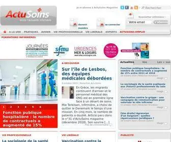 Actusoins.com(Infirmière) Screenshot